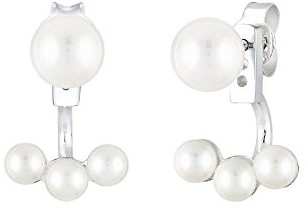 Elli Kolczyki Ear Jacket słodkowodna perła hodowlana  srebro 925 0310911016 0310911016