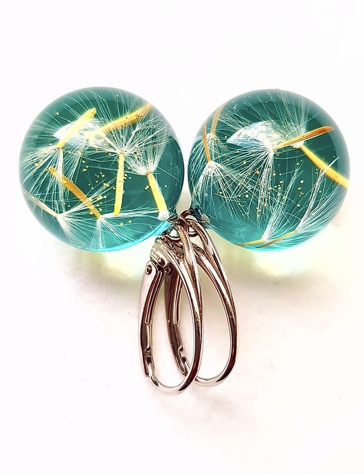 Kolczyki, Motyw: Dmuchawiec